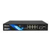 BCS BASIC switch PoE 8x port 10/100/1000Mbps, 2x UPLINK 10/100/1000Mbps