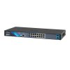 BCS BASIC switch PoE, 16x port 10/100/1000Mbps, 2x Uplink 10/100/1000Mbps