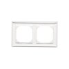 SIMON 55 rámik 2x, IP20/IP44, biela-matná, TR2/111
