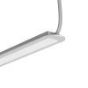 Kluś LED profilová záslepka MICRO-LNK-OTW, C24427L10TW, s otvorom, strieborná