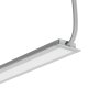 Kluś LED profilová záslepka MICRO-NK-OTW, C24346C02TW, s otvorom, RAL7035