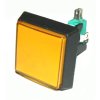 Tlačidlo panel.podsv.štvorec 50x50mm,žlté