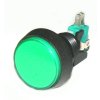 Tlačidlo panel.podsv.kruh 43mm,zelené