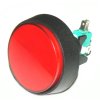 Tlačidlo panel.podsv.kruh 60mm,červené
