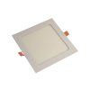 Svietidlo zapustené 230V, BIELE, LED 12W, 4000K, štvorcový rámik