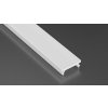 Lumines LED profilový kryt SLIM, PMMA, mliečny, 1m