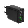 Nabíjačka 2x USB + USB-C QC3.0 + PD, 65W