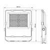 Reflektor LED 200W, 4000K, 30000lm, 120°, IP66