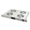 Rack ventilátorový panel 4x, RAL7035