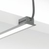 Kluś LED profilová záslepka PDS-NK-OTW, C24338C02TW, s otvorom, RAL7035