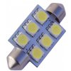 Žiarovka LED C5W T11, 0,7W, 6xLED, 39mm