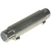 XLR spojka z-z, 3-PIN kovová