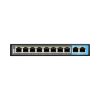 BCS BASIC switch PoE, 8x port 10/100Mbps, 2x UPLINK 10/100Mbs