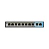 BCS BASIC switch PoE, 8x port 10/100/1000Mbps, 2x UPLINK 10/100/1000Mbps