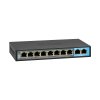 BCS BASIC switch PoE, 8x port 10/100/1000Mbps, 2x UPLINK 10/100/1000Mbps