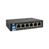 BCS BASIC switch PoE, 4x port 10/100Mbps, 2x UPLINK 10/100Mbs