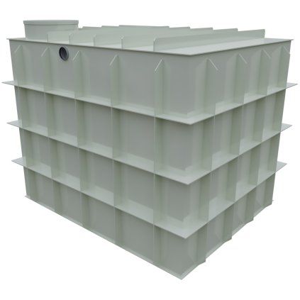 12m³ - Jímka samonosná hranatá