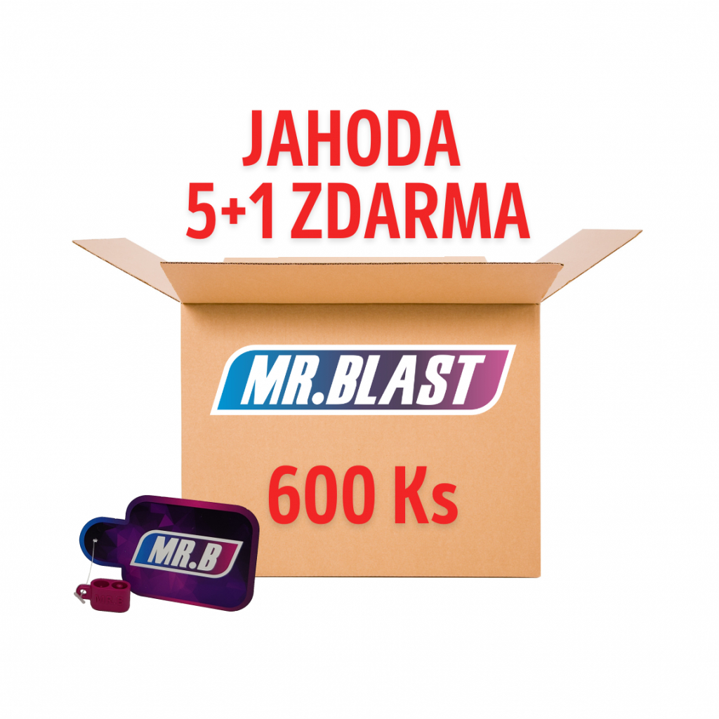 Ochucené práskací kuličky Mr.Blast - Jahoda 600ks