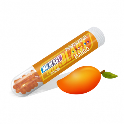 Ochucené práskací kuličky Mr.Blast - Mango