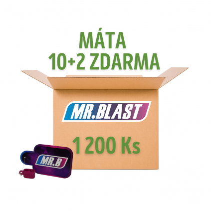 Ochucené práskací kuličky Mr.Blast - Máta 1200ks