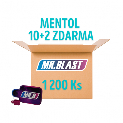 Ochucené práskací kuličky Mr.Blast - Mentol 1200ks