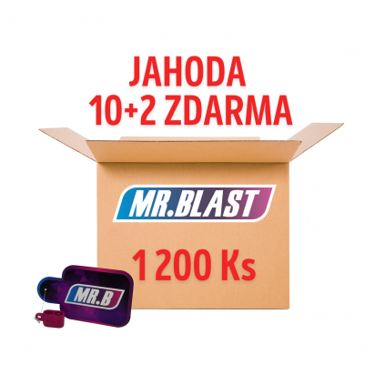Ochucené práskací kuličky Mr.Blast - Jahoda 1200ks