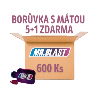 Ochucené práskací kuličky Mr.Blast - Borůvka s mátou 600ks
