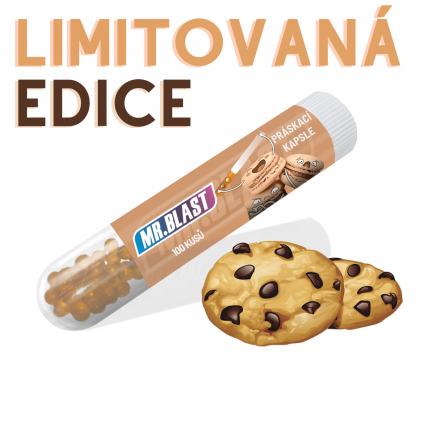 Ochucené práskací kuličky Mr.Blast - Cookie