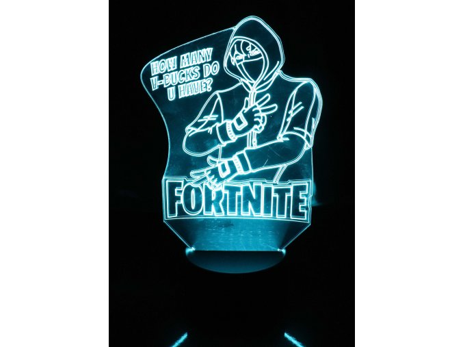 3D lampa Fortnite "COOL"