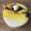 Semifreddo dort Citronka (s bílou čokoládou a mramorovou polevou)  1400 g | Ø 20 cm (12–16 porcí)