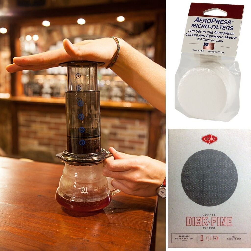 Příprava kávy pomocí Aeropressu