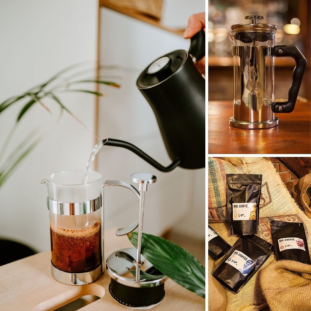 Příprava kávy pomocí Frenchpressu