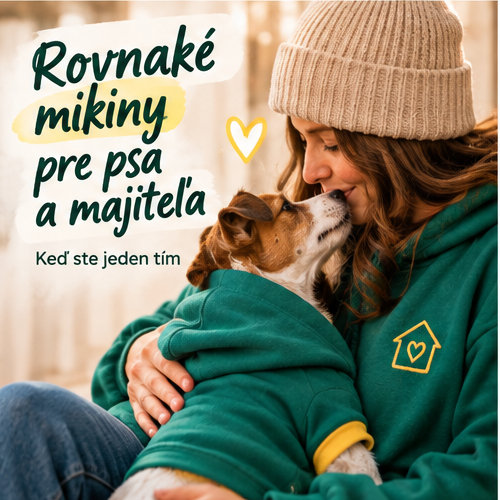 Rovnaké mikiny pre psa a majiteľa: ako sa zladiť
