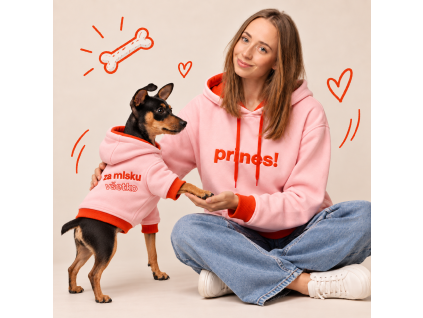 Párové mikiny PRINES! pre ženu a psa – Mr.Dog