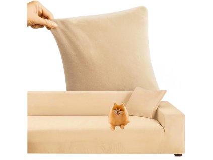 Potah na pohovku Ruhhy 26031 béžový 145-185 cm (Velikost uniwersalny)