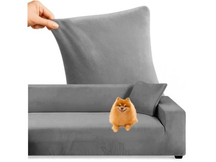 Potah na pohovku 145-185cm tmavě šedý Ruhhy 26037 (Velikost uniwersalny)