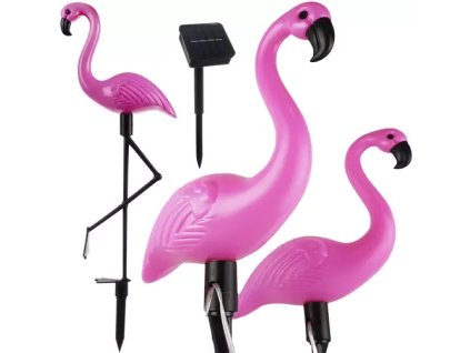 Solární zahradní lampa - plameňák Gardlov 21151 (Velikost uniwersalny)