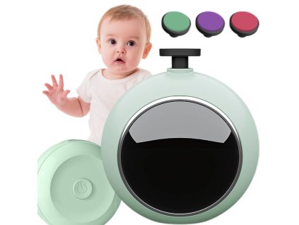 ELEKTRICKÝ PILNÍK NA NEHTY PRO DĚTI DOSPĚLÉ PŘENOSNÝ 3-KLAPKOVÝ (Velikost univerzální)