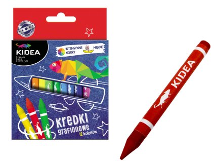 kidea kredki grafionowe 12 ko 48189