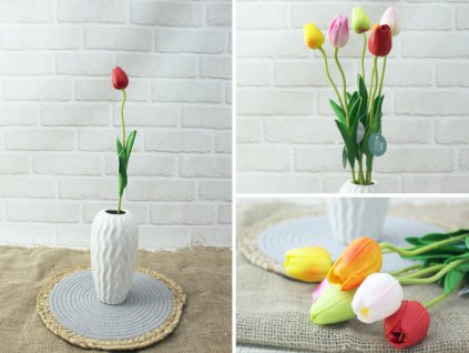 kwiat sztuczny piankowy tulip 72637