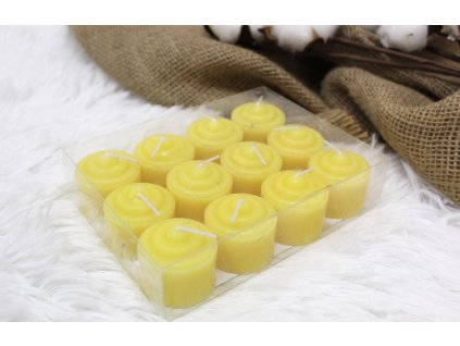 swieczka walec zolta zapachow 74664