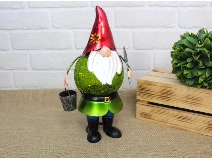 figurka ozdoba metal szklo sk 86036