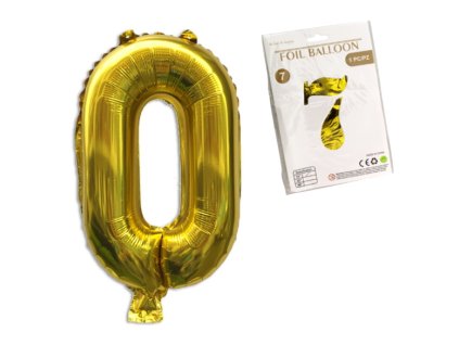 balon foliowy zlota cyfra 80 89917