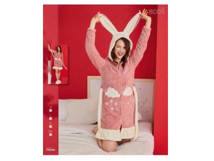 szlafrok tunika damska polar 92928