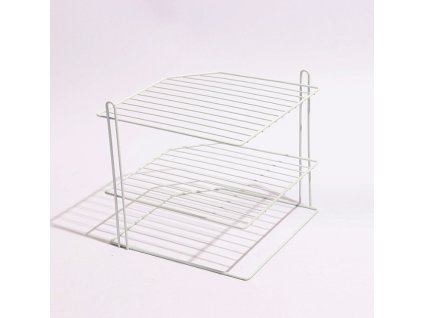 polka narozna metal dwupoziom 93243