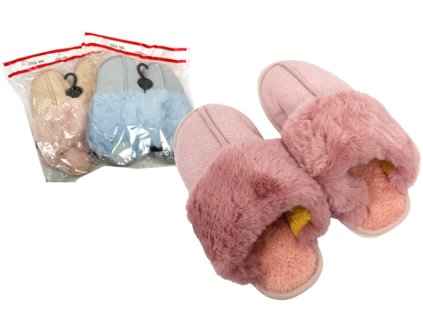 pantofle kapcie damskie futrz 93529