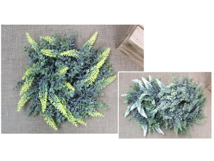 wianek sztuczny zielony bielo 94243