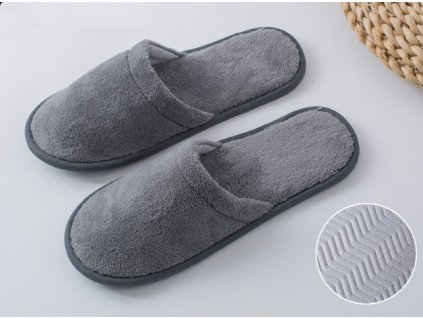 kapcie domowe meskie gladkie 95374