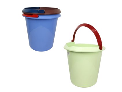 wiadro okragle 11l mix kolor 96968
