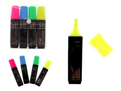 zakreslacze neon kpl 4 szt no 47303